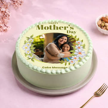 Sweet Memory Photo Cake for Mom