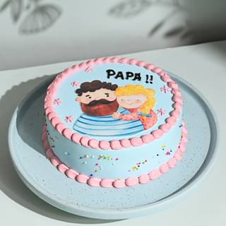 Sweet Moments With Dad Cake