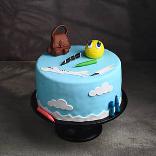 Order Sweet Send Off Fondant Cake Online