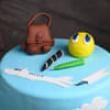 Retirement Celebration Fondant Cake