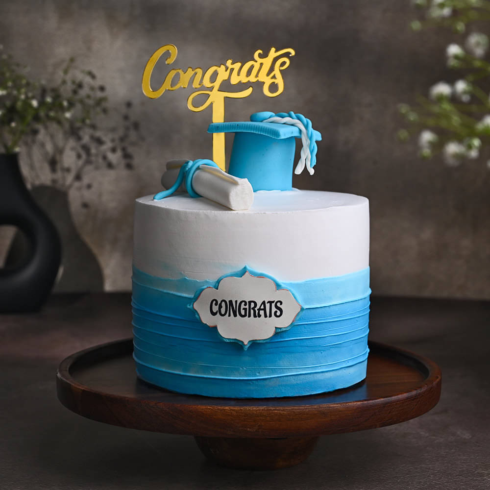 Sweet Success Graduation Cake