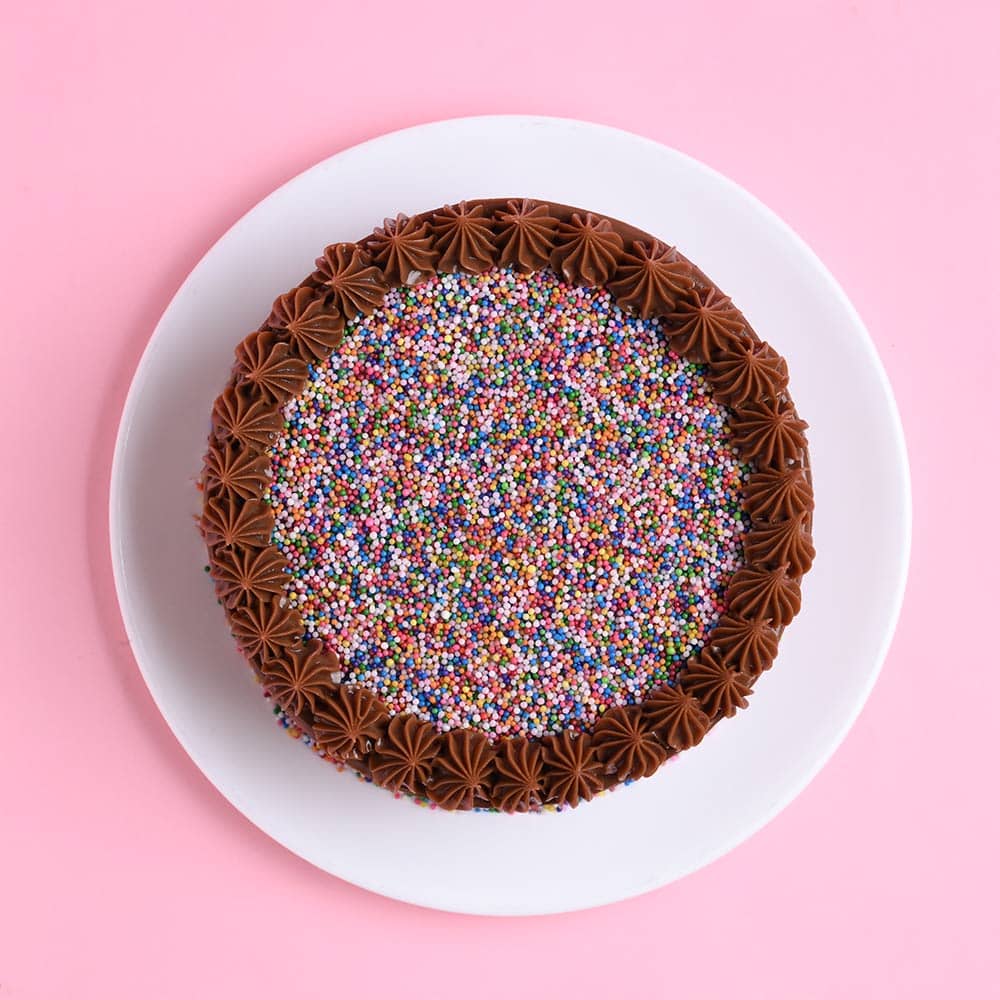Swirl Dot Chocolate Cake