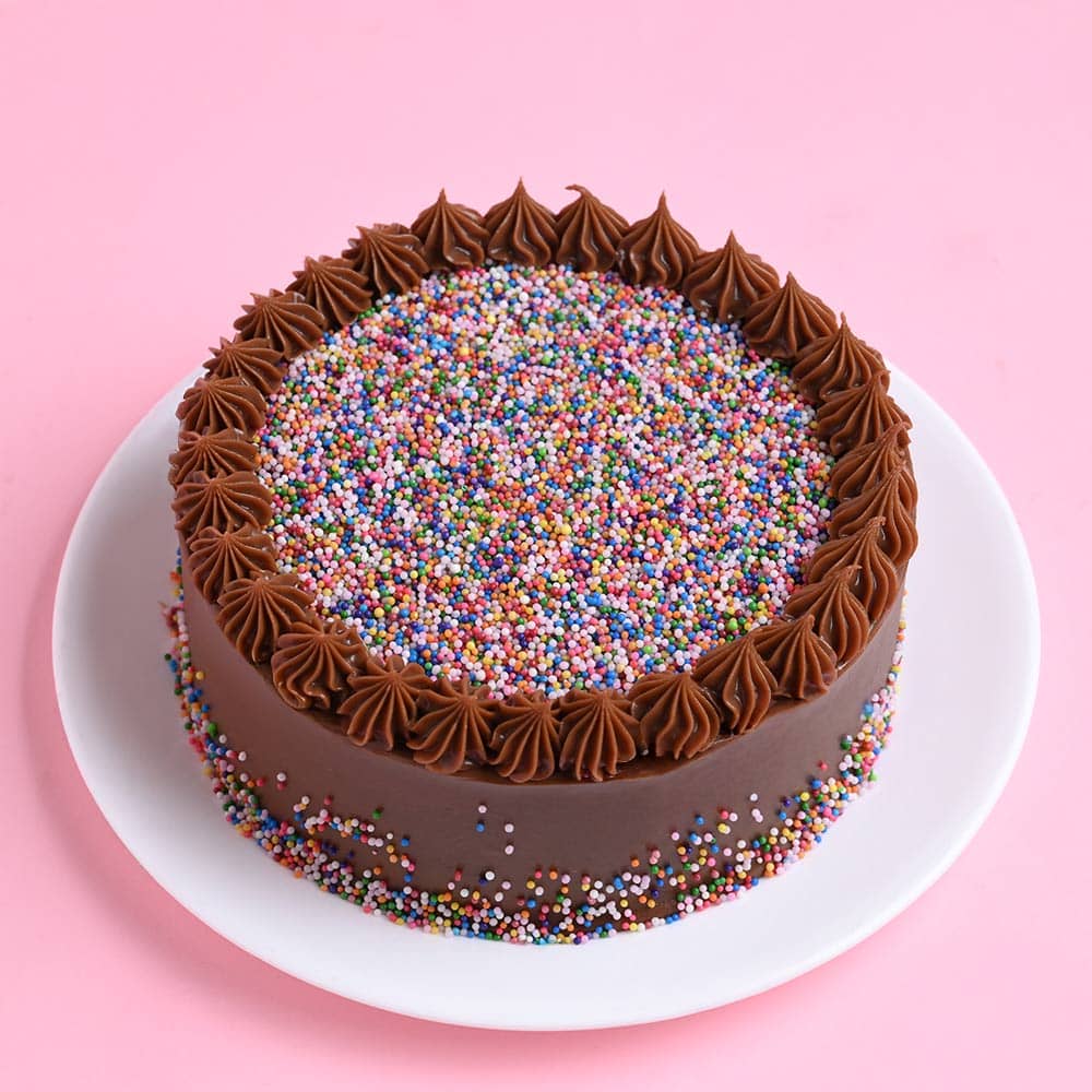 Swirl Dot Chocolate Cake