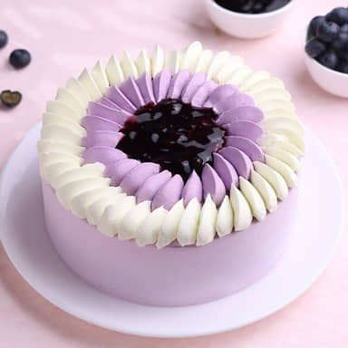 Swirl Glazed Blueberry Cake Swirl Glazed Blueberry Cake