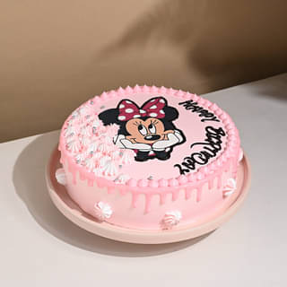 Order Swirly Minnie Mouse Cake Online