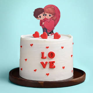 Top View: Heart-Shaped Valentine Cake – Tale of Two Hearts Top View: Heart-Shaped Valentine Cake – Tale of Two Hearts