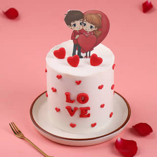 Top View: Heart-Shaped Valentine Cake – Tale of Two Hearts Top View: Heart-Shaped Valentine Cake – Tale of Two Hearts