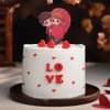 Tale of Two Hearts Valentine Cake