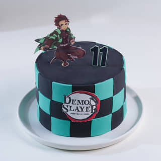Tanjiro Demon Slayer Cake Online Tanjiro Demon Slayer Cake Online