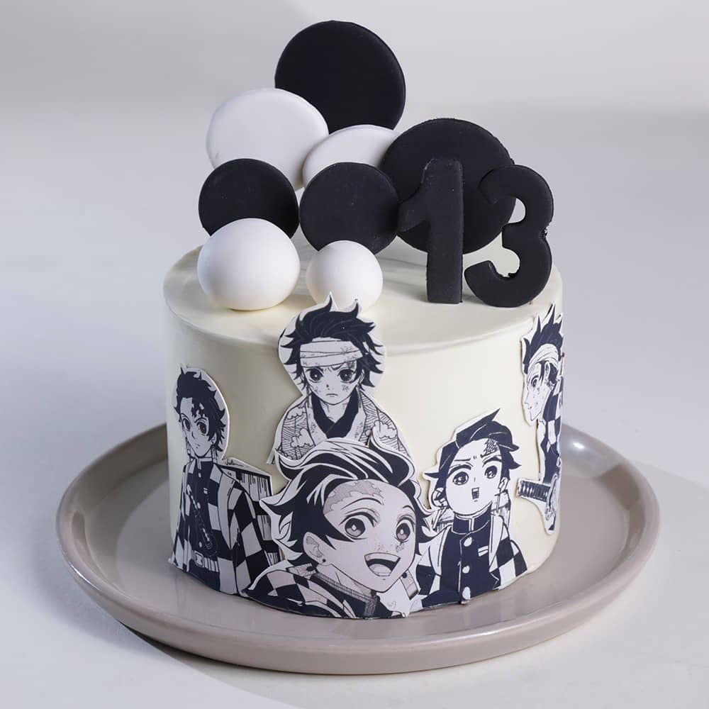 Tanjiro Kamado Demon Slayer Cake