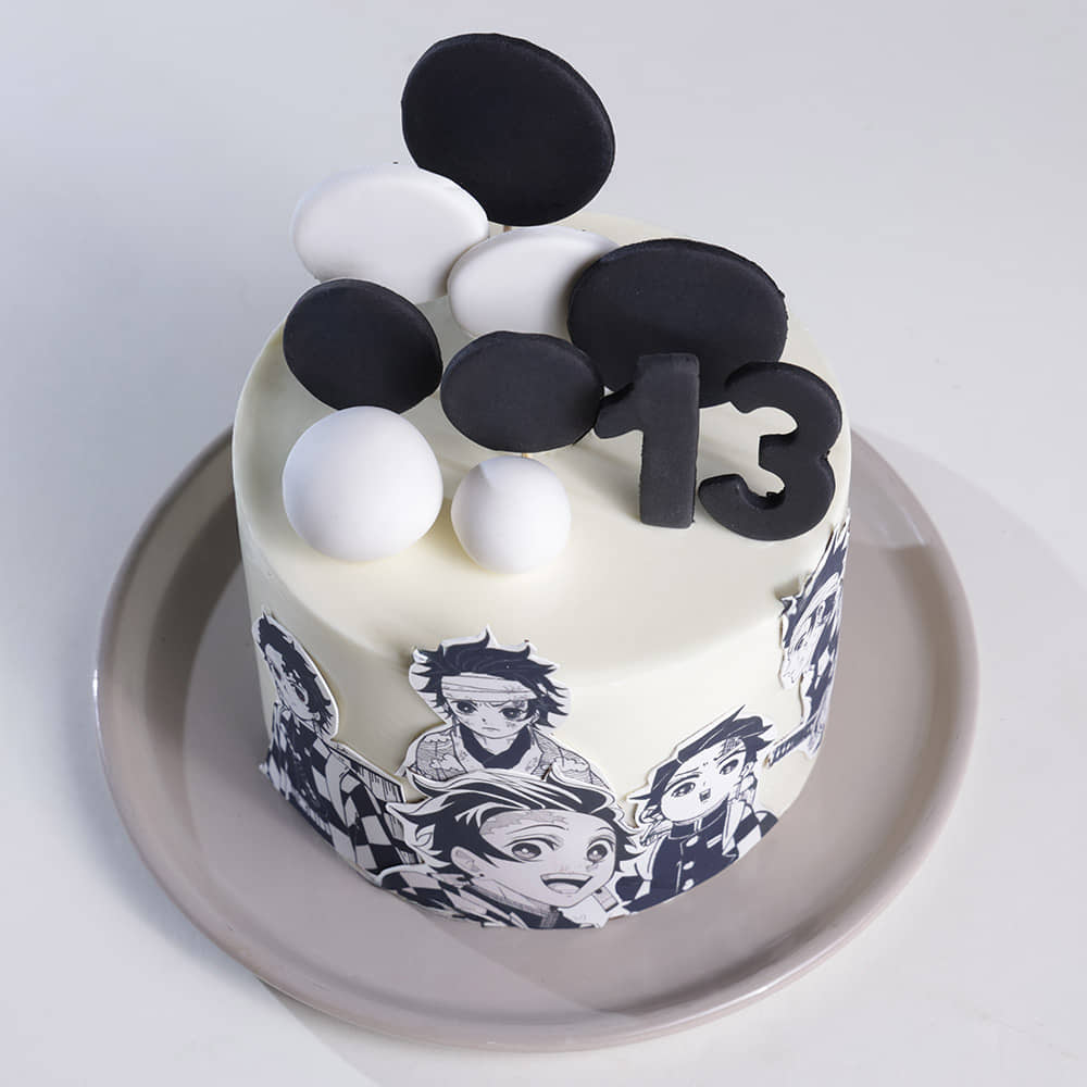 Tanjiro Kamado Demon Slayer Cake