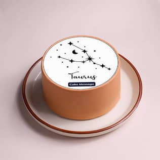 Taurus Zodiac Bento Cake