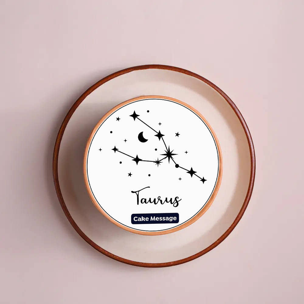 Taurus Zodiac Bento Cake