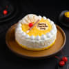 Teacher Day Pineapple Cream Cake