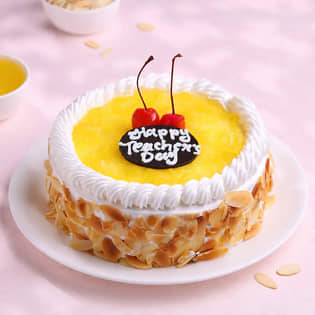 Teachers Day Pineapple Cake