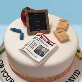 Teacher Retirement Cake