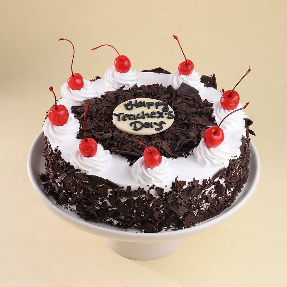 Teachers Day Blackforest Cake