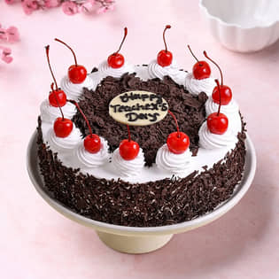 Teachers Day Blackforest Cake