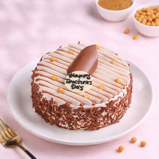Teachers Day Butterscotch Cake