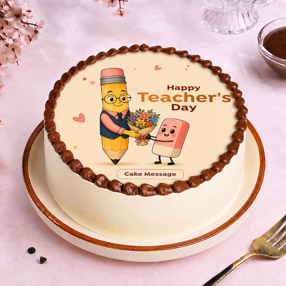 Teachers Day Celebration Cake Teachers Day Celebration Cake