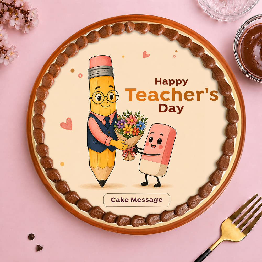 Teachers Day Celebration Cake