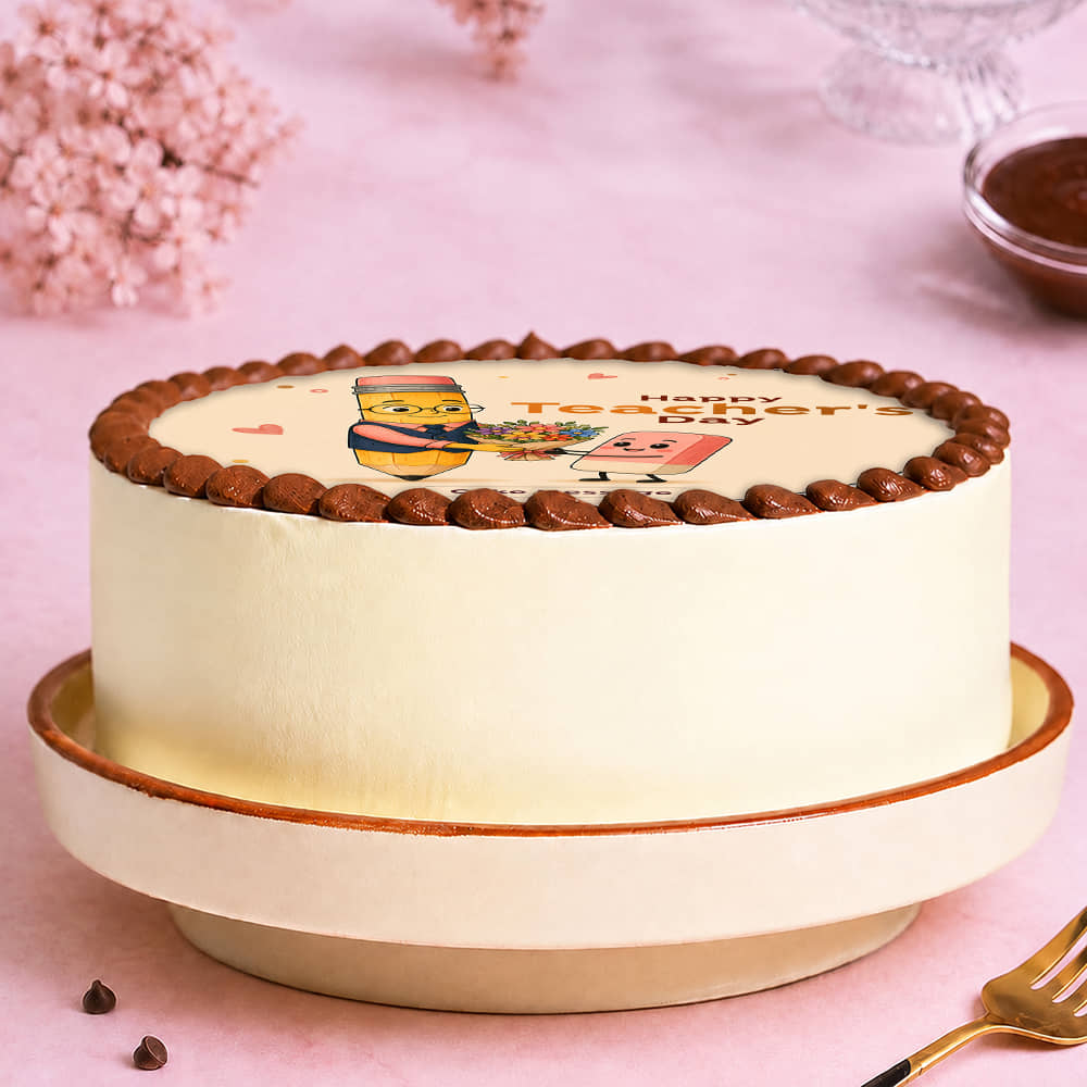 Teachers Day Celebration Cake
