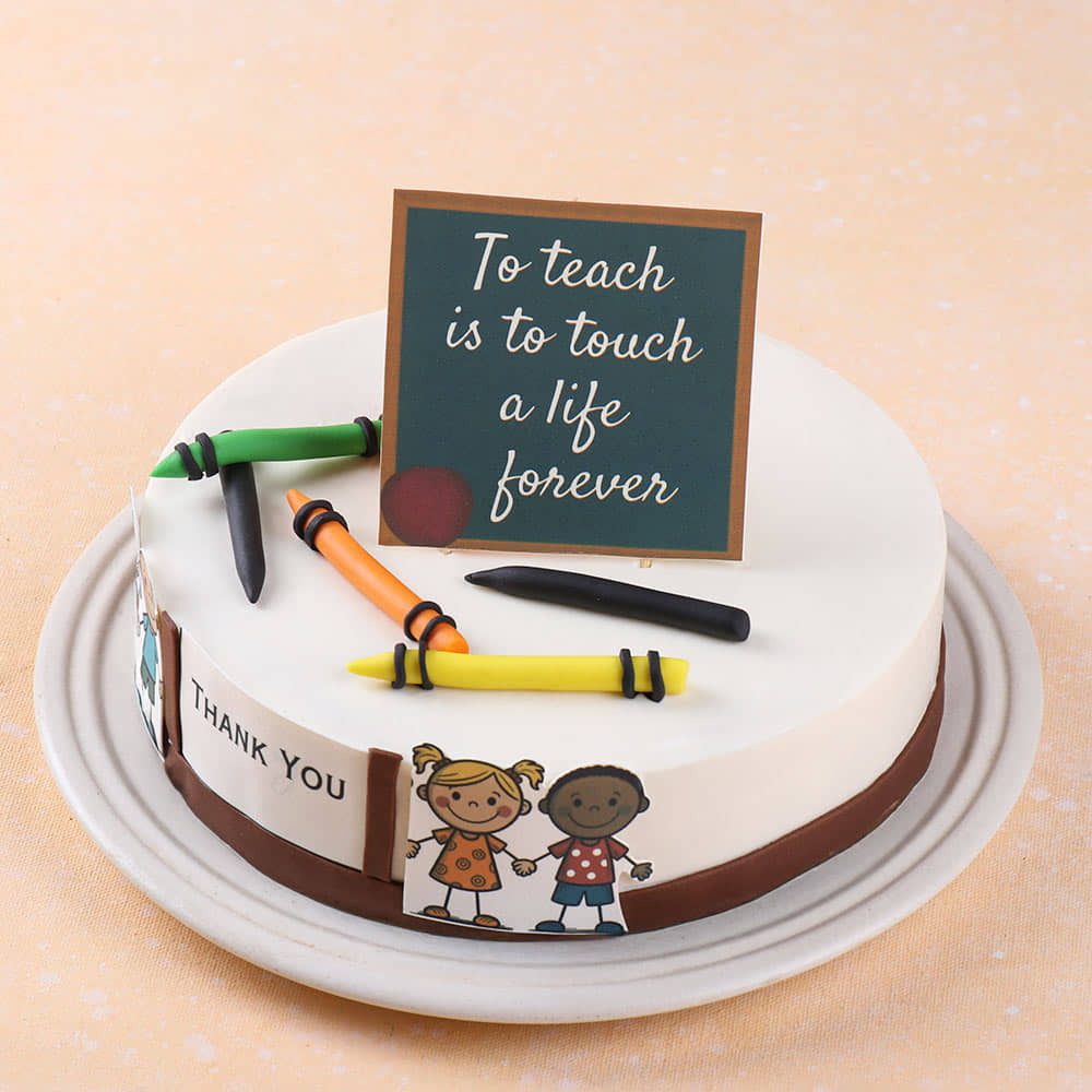 Teachers Day Gratitude Celebration Cake