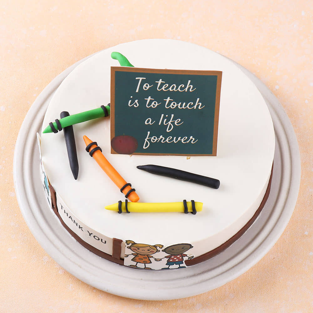 Teachers Day Gratitude Celebration Cake