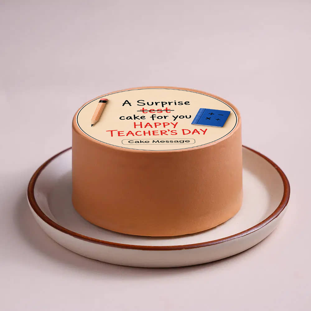 Teachers Day Surprise Bento Cake