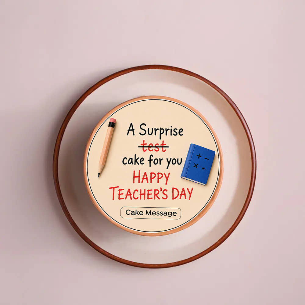 Teachers Day Surprise Bento Cake