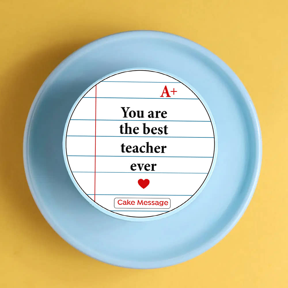 Teachers Day Top Graded Bento Cake