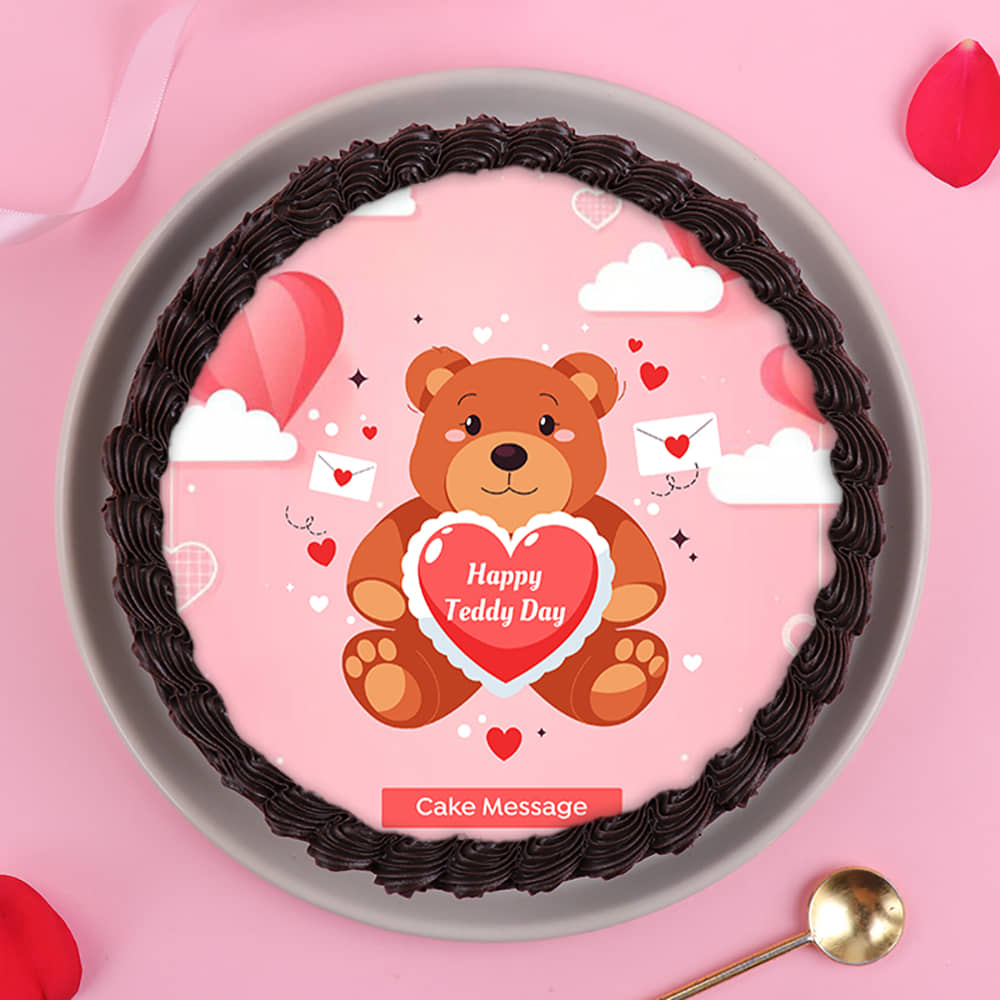 Teddy Day Love Cake