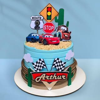  The Car War Adventure Cake