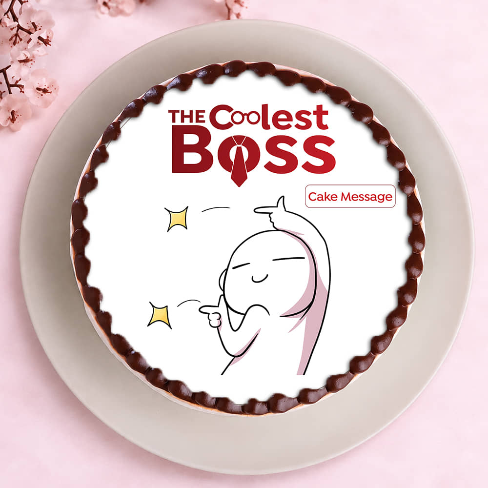 The Coolest Boss Cake