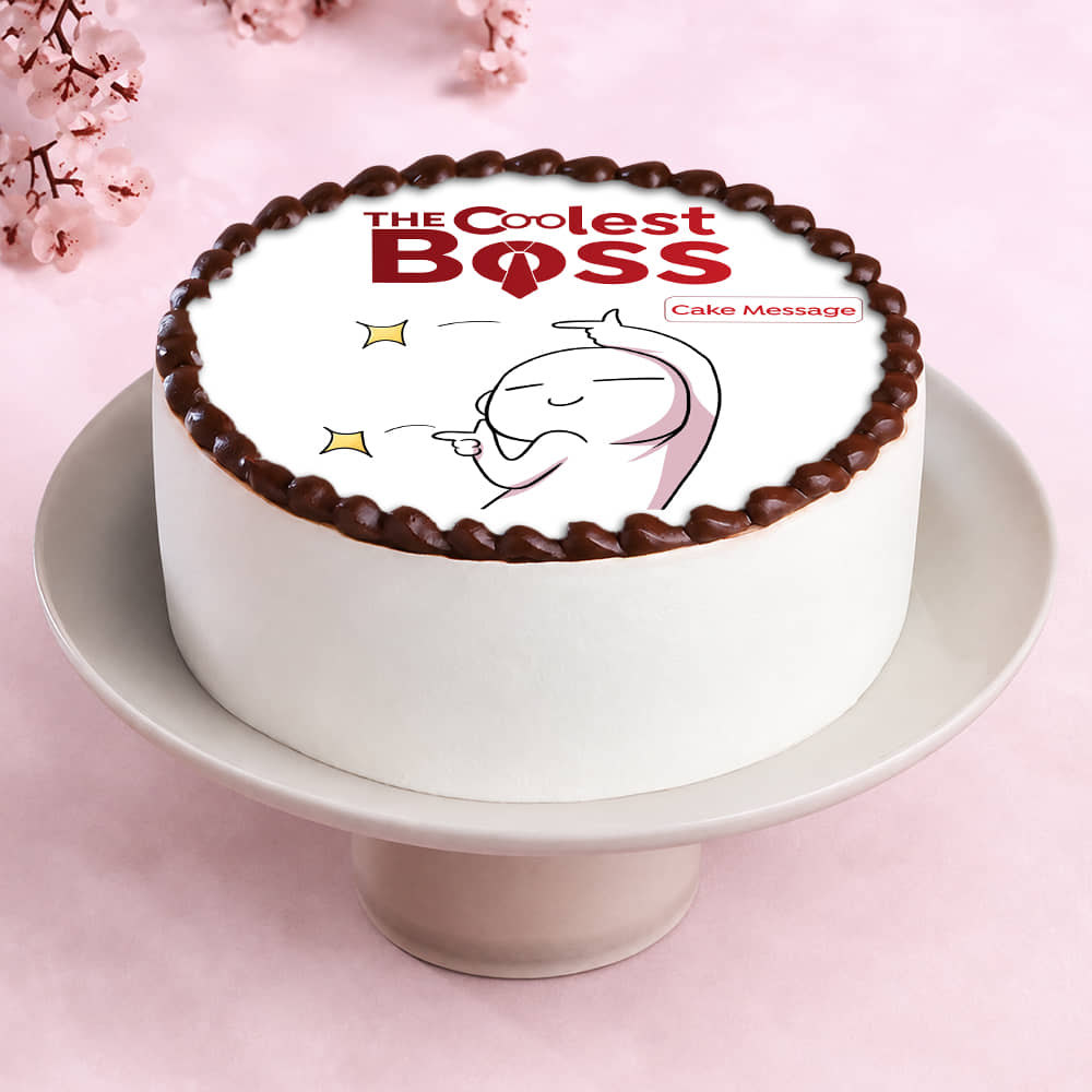 The Coolest Boss Cake