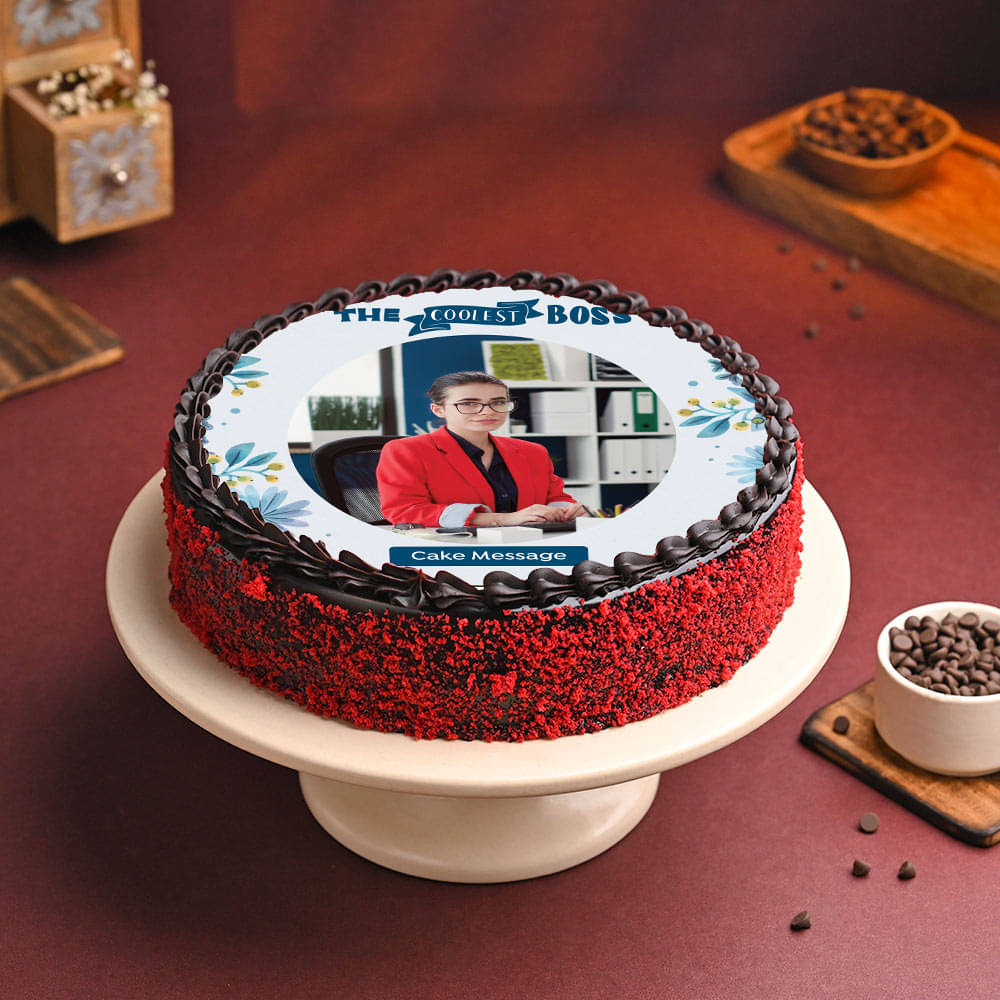 The Coolest Boss Day Cake