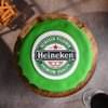 The Heineken Beer Theme Cake