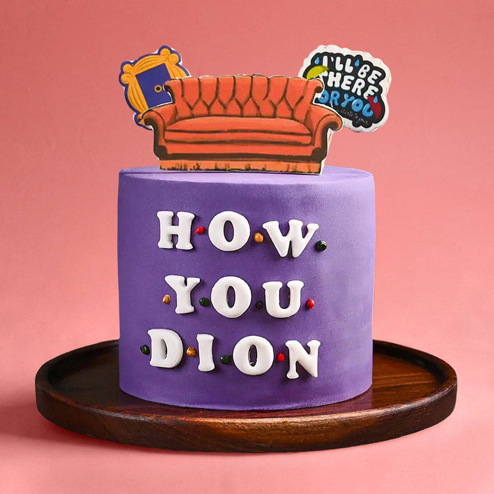 The How You Doin FRIENDS Cake