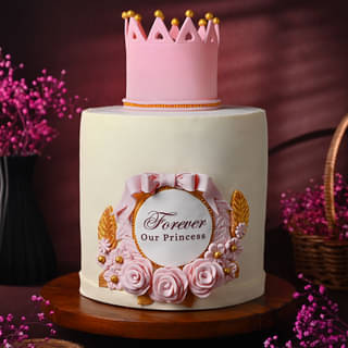 The Princess Crown Cake