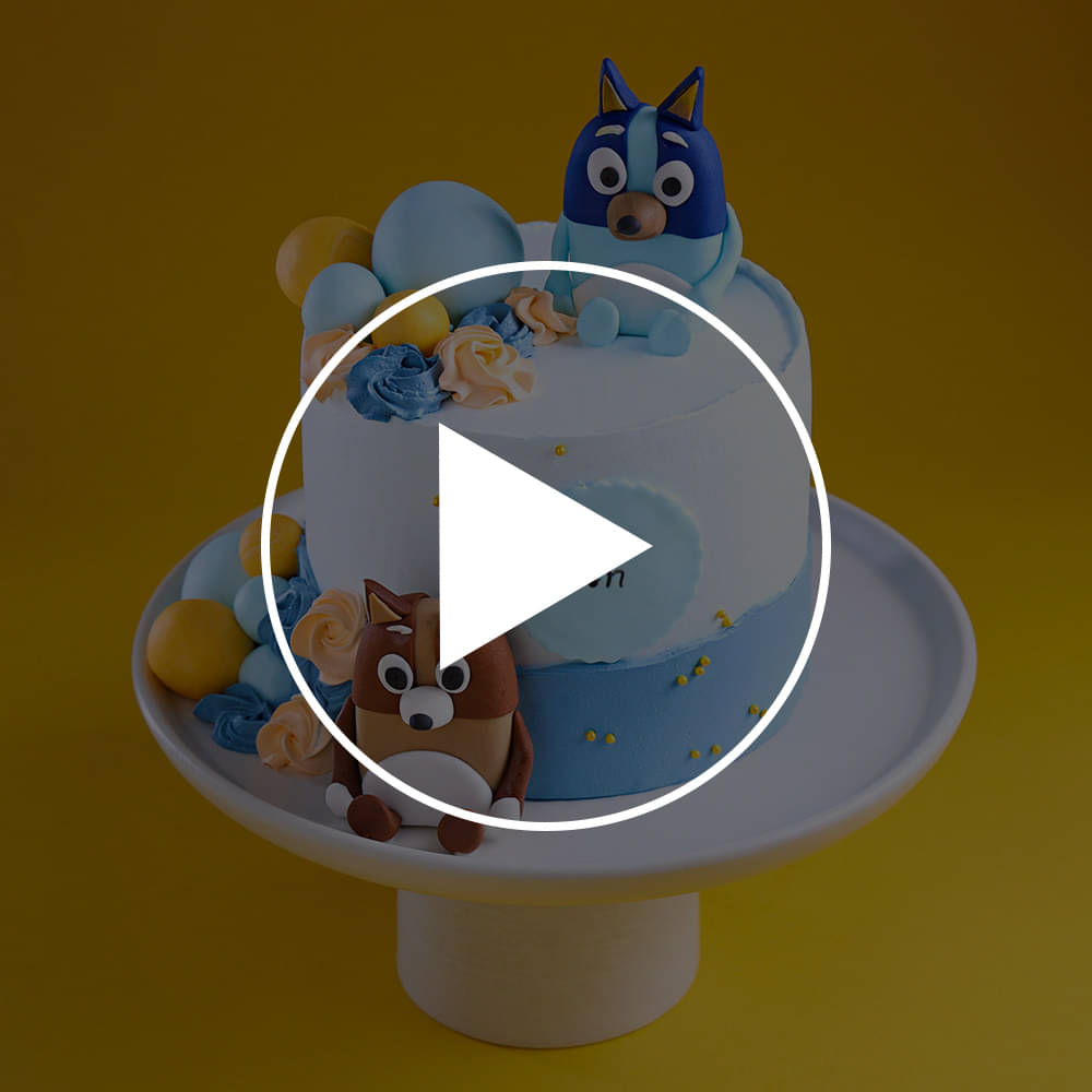 Playful Bluey Celebration Cake