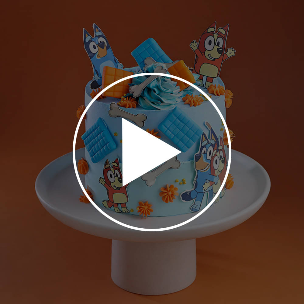 Pup Joy Bluey Cake