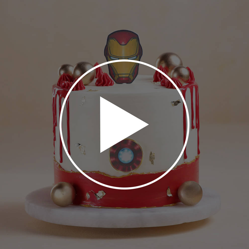 Marvel Iron Man Cake