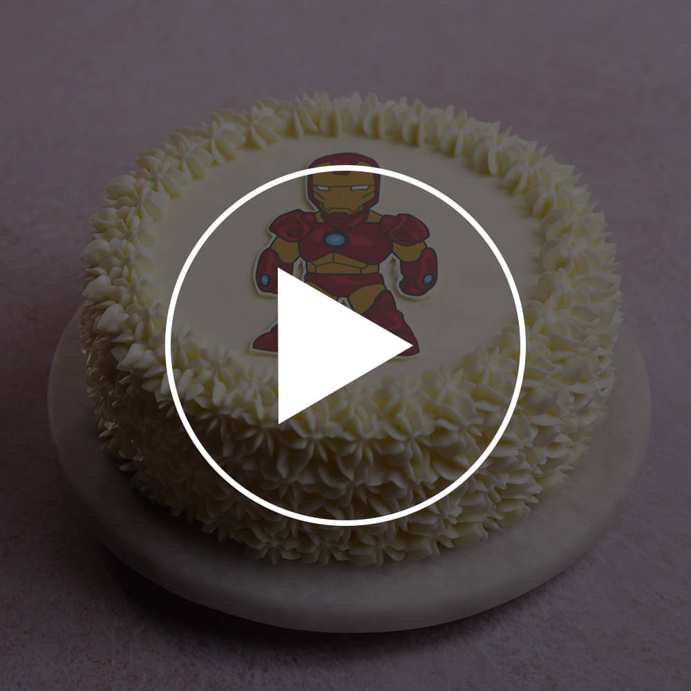 Heroic Ironman Theme Cake