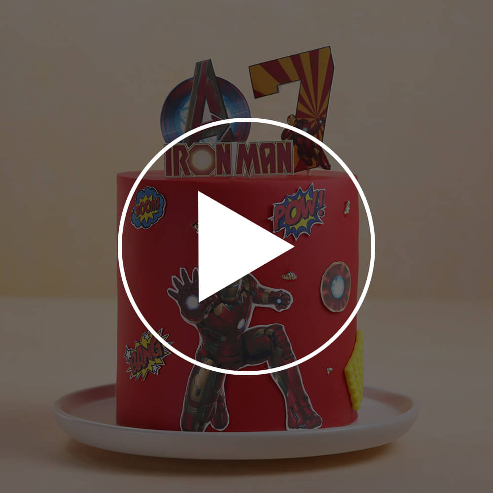 Ironman Superhero Cake