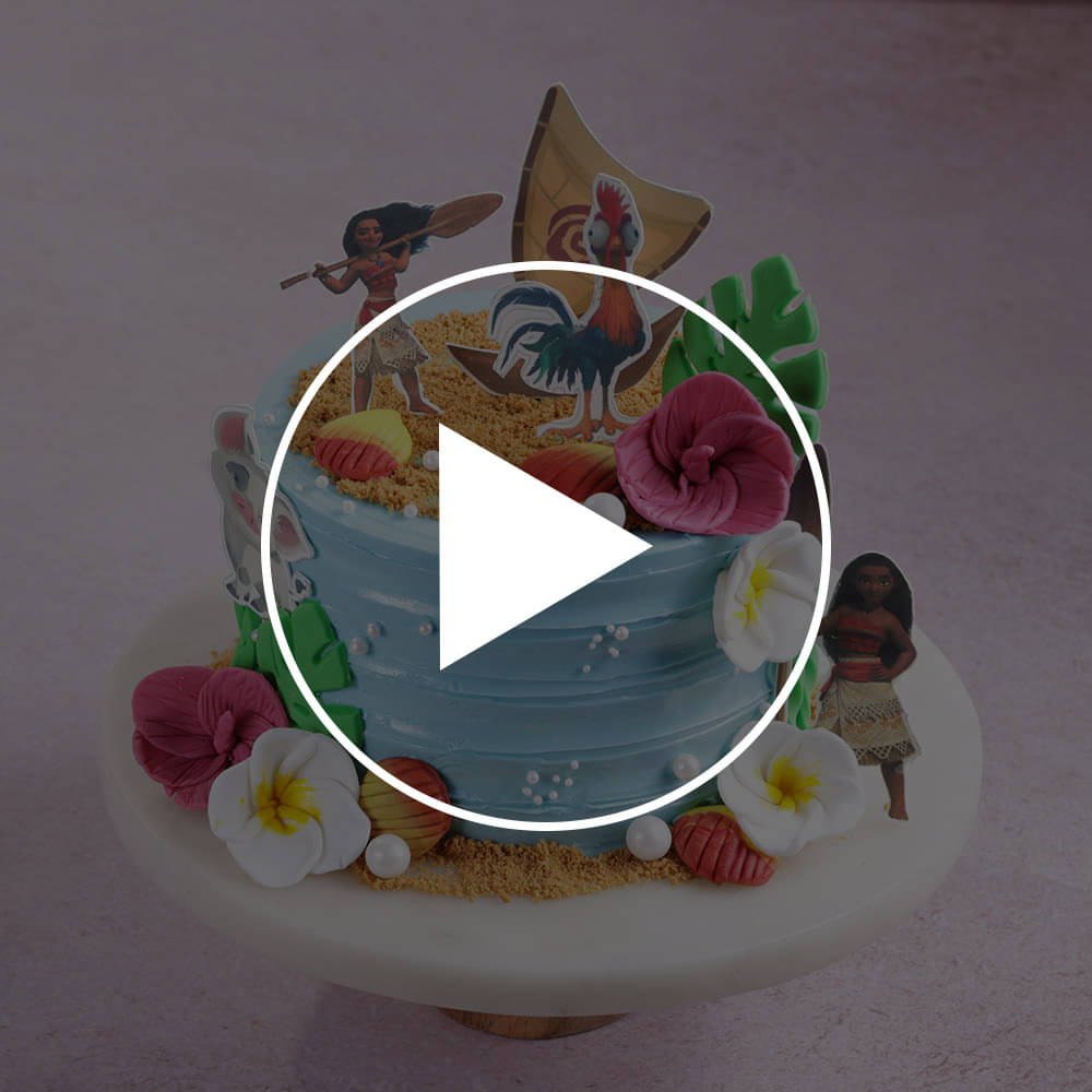 Ocean Voyage Moana Cake