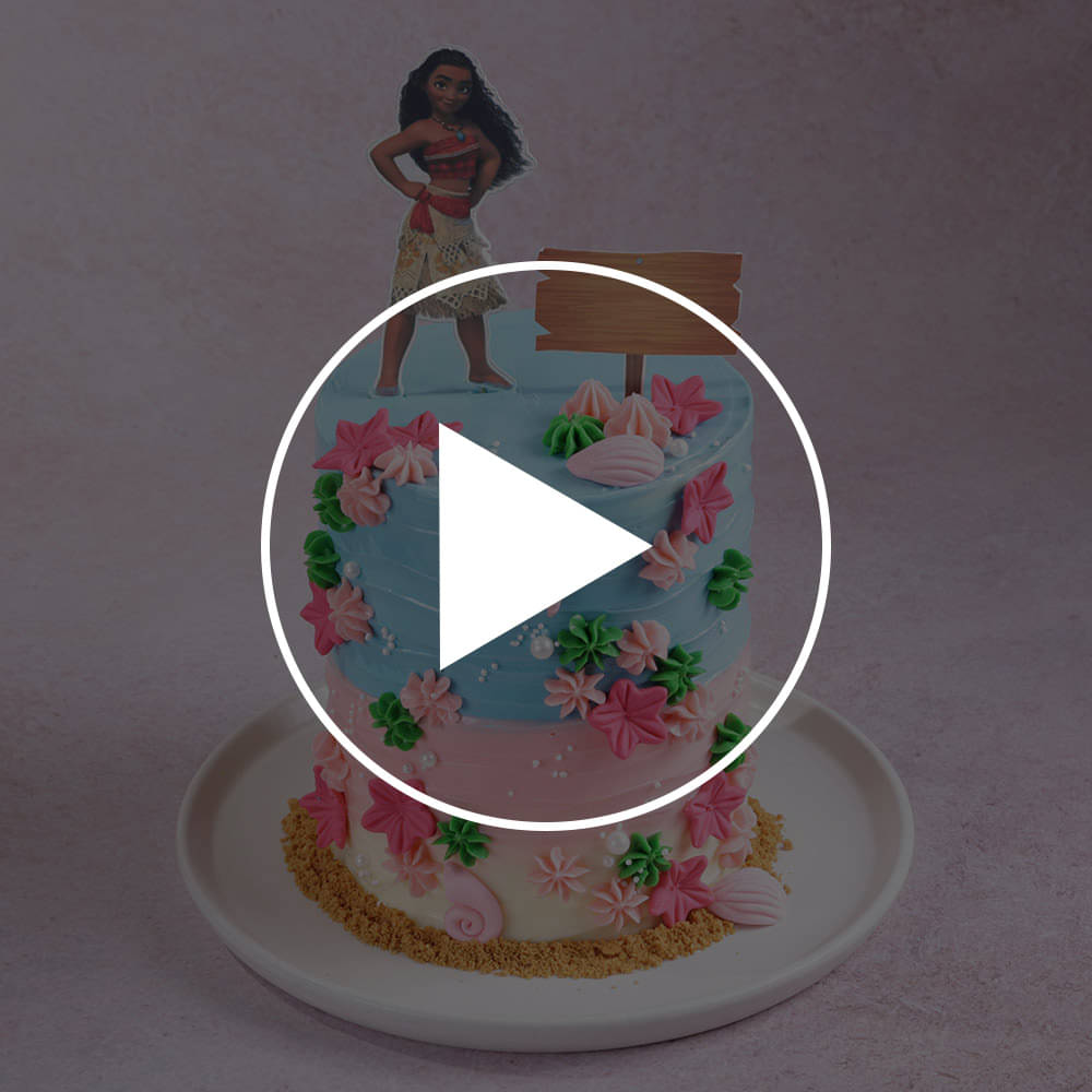 Beach N Waves Moana Theme Cake