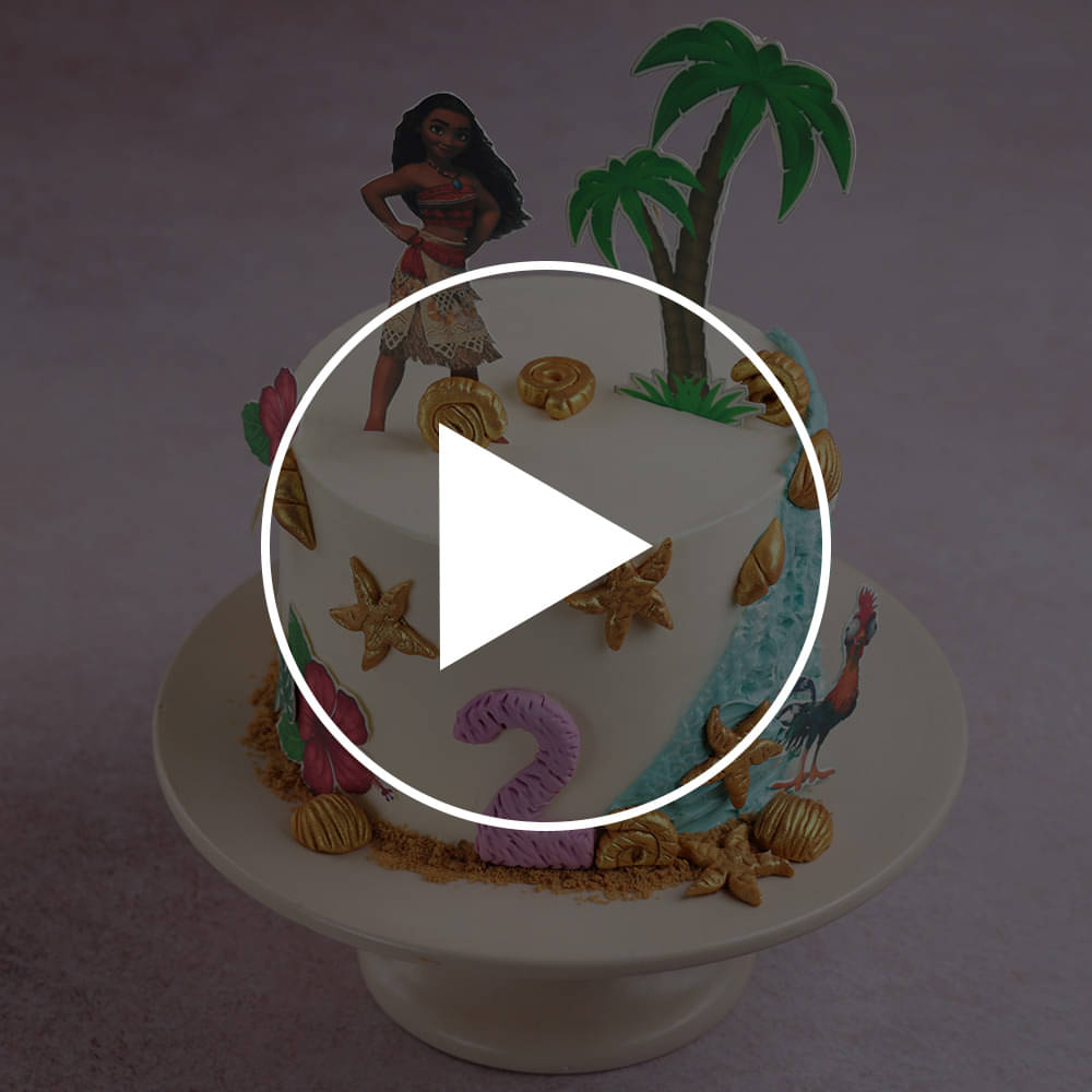Beachside Adventures Moana Cake