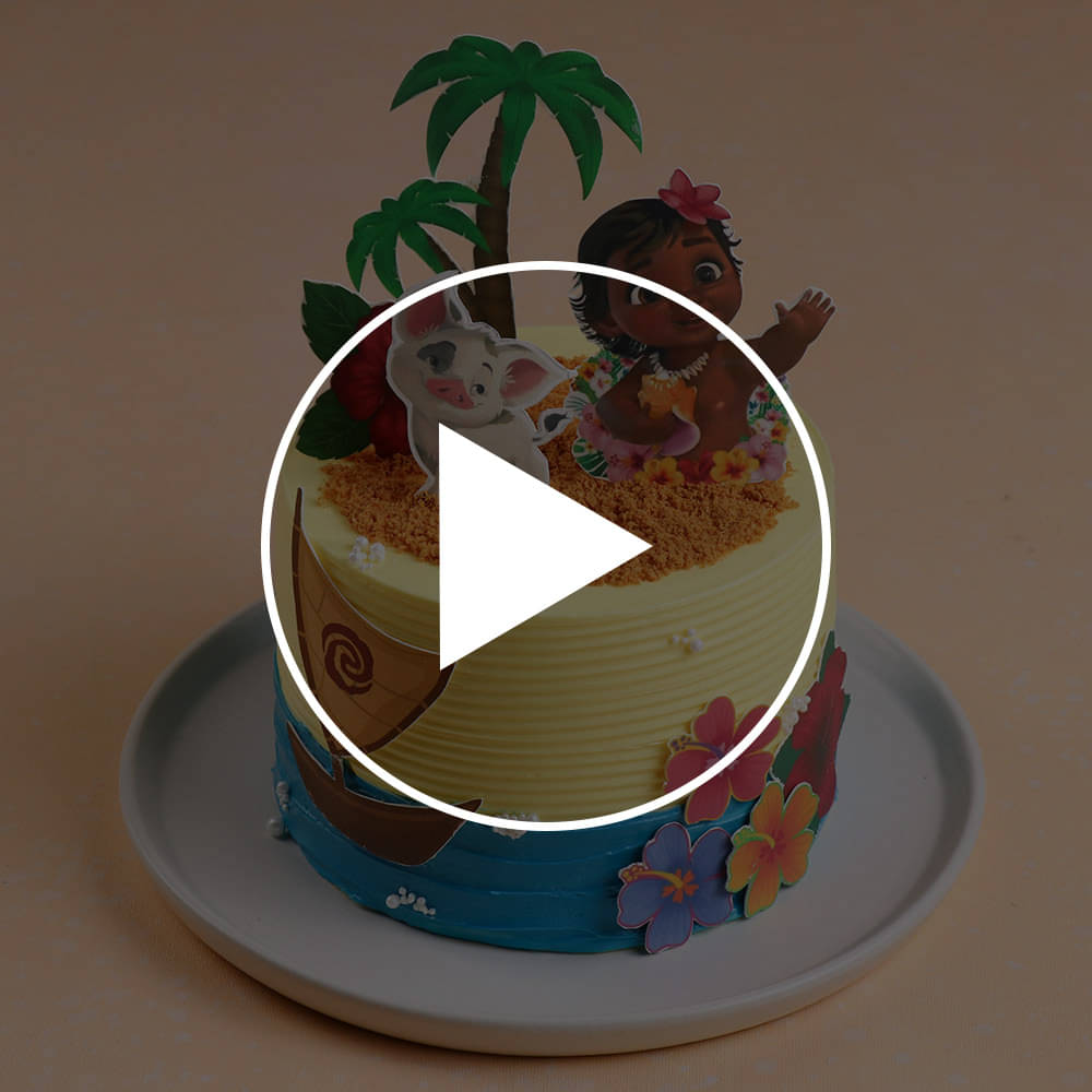 Beach Bliss Moana Cake