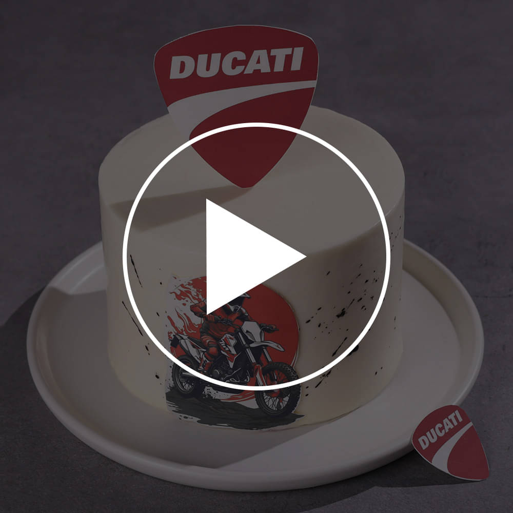 Ducati Bike Theme Cake