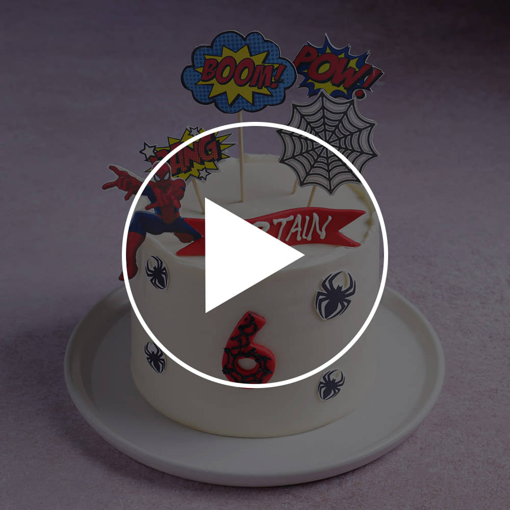 Spidey Senses Theme Cake